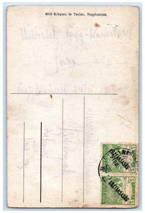 c1940's Nagykanizsa Cs. Es Kir. Infantry Barracks Hungary Posted Postcard