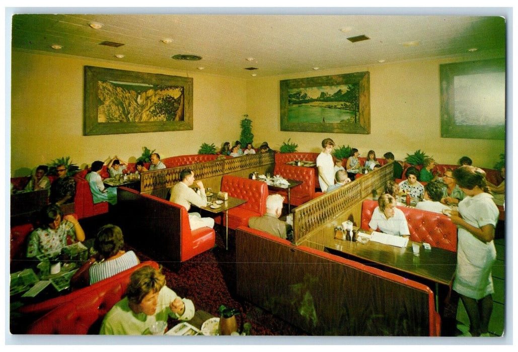 c1960 Holding's Travel Center Shop Interior Little America Wyoming WY Postcard