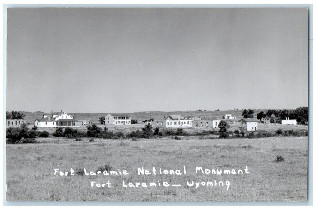 Fort Laramie National Monument Fort Laramie Wyoming WY RPPC Photo Postcard