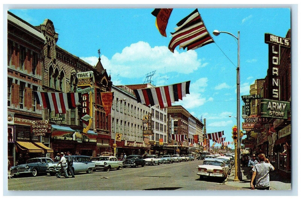 c1960 Sixteenth Street Lincoln Highway Store Exterior Cheyenne Wyoming Postcard