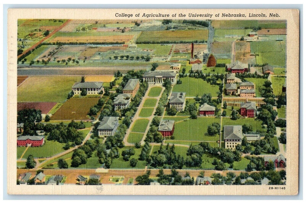 1944 College Agriculture University Nebraska Lincoln Nebraska Vintage Postcard
