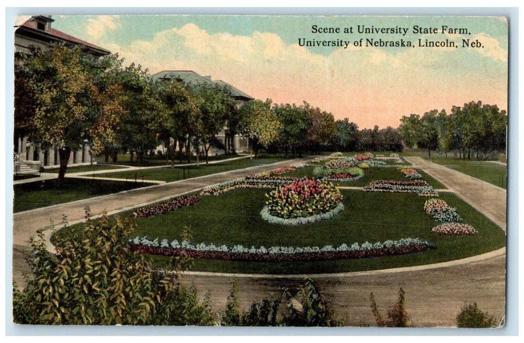 c1910 Scene University State Farm University Nebraska Lincoln Nebraska Postcard