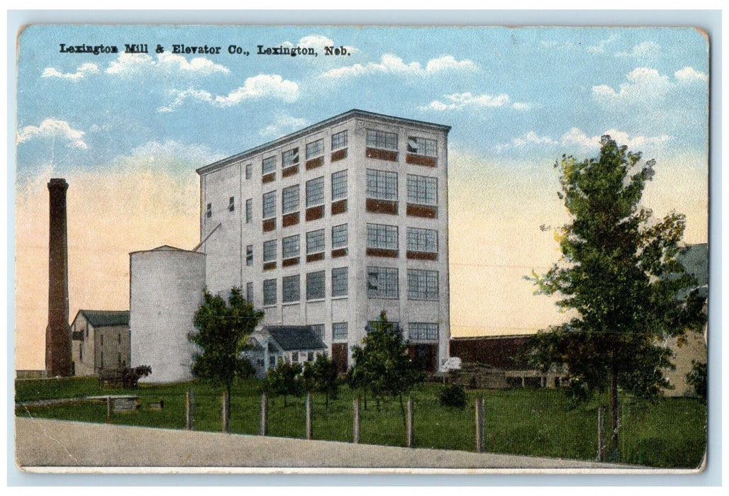 1910 Lexington Mill Elevator Co Building Lexington Nebraska NE Unposted Postcard