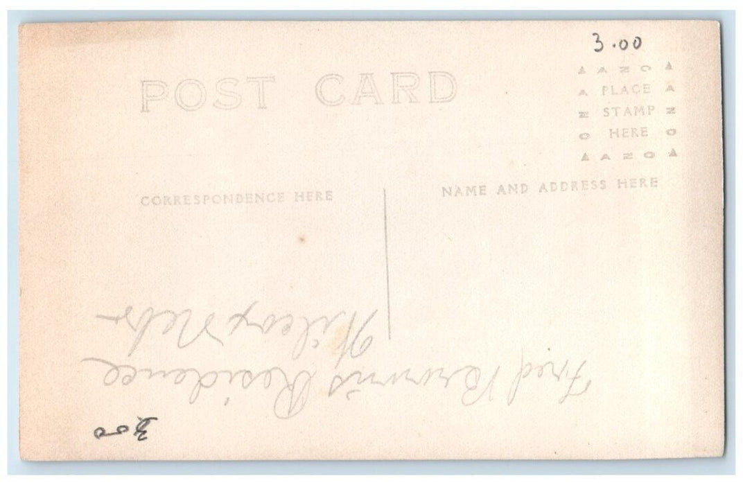 c1910's Fred Brown Residence Home View Wilcox Nebraska NE RPPC Photo Postcard