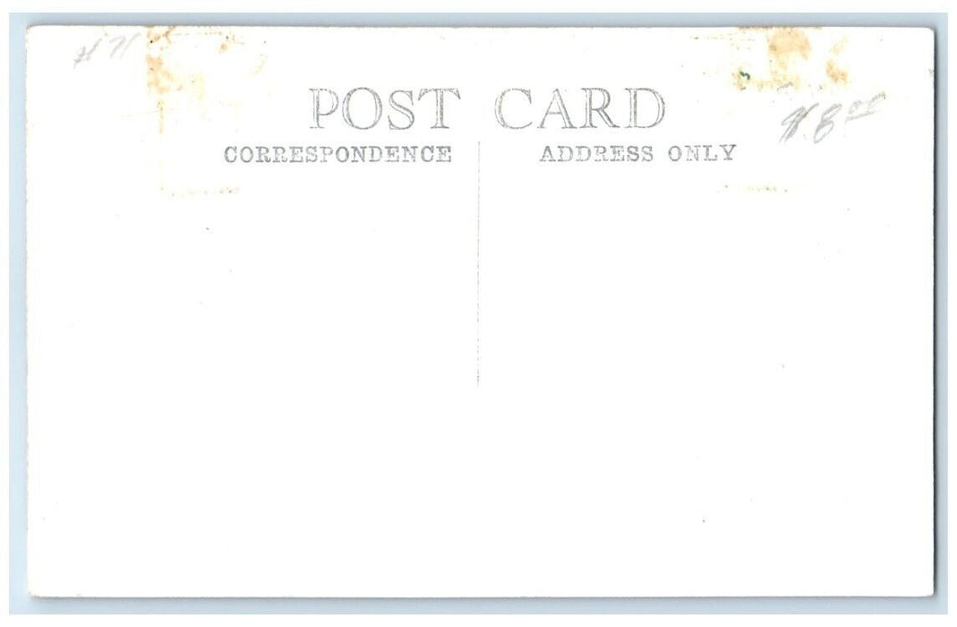 c1930's Aerial Birds Eye View College Hill Hillsdale MI RPPC Photo Postcard