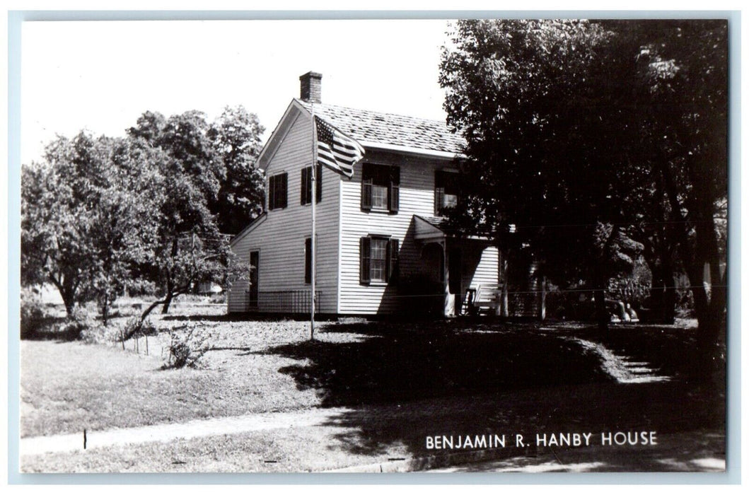 c1940's Bemjamin R. Hanby House Westerville Ohio OH RPPC Photo Vintage Postcard