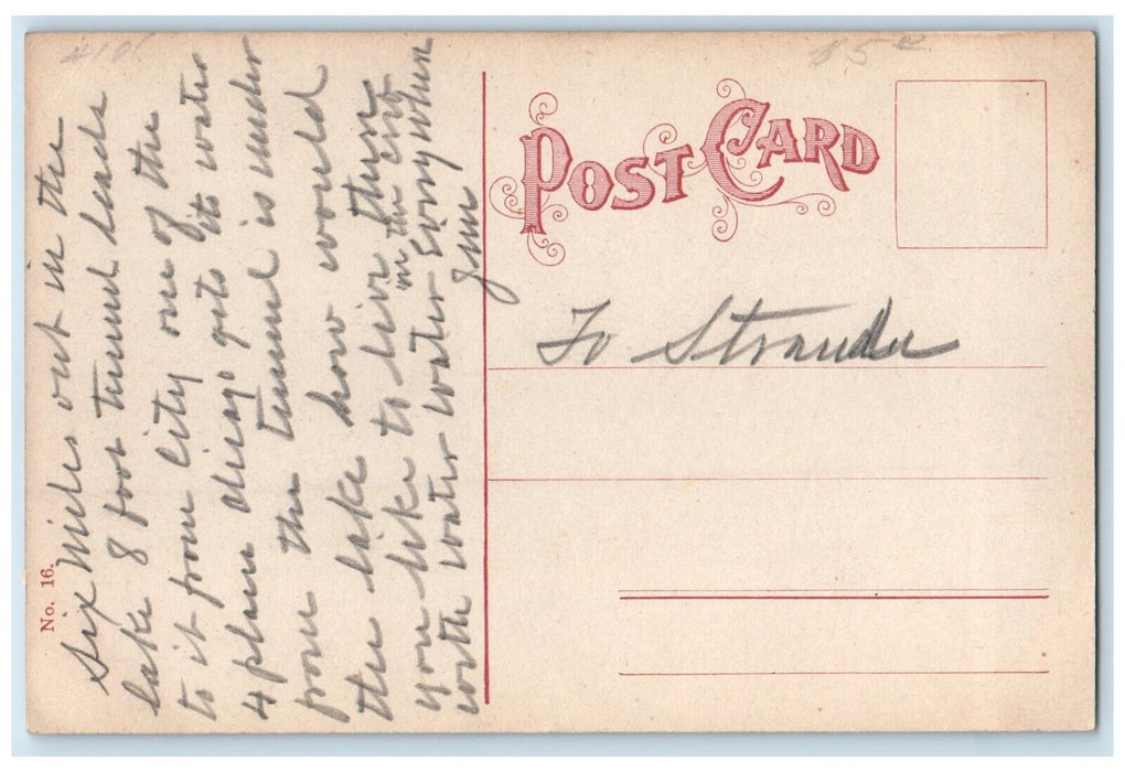 1910 12th Street Crib Lake Michigan Chicago Illinois IL Vintage Antique Postcard