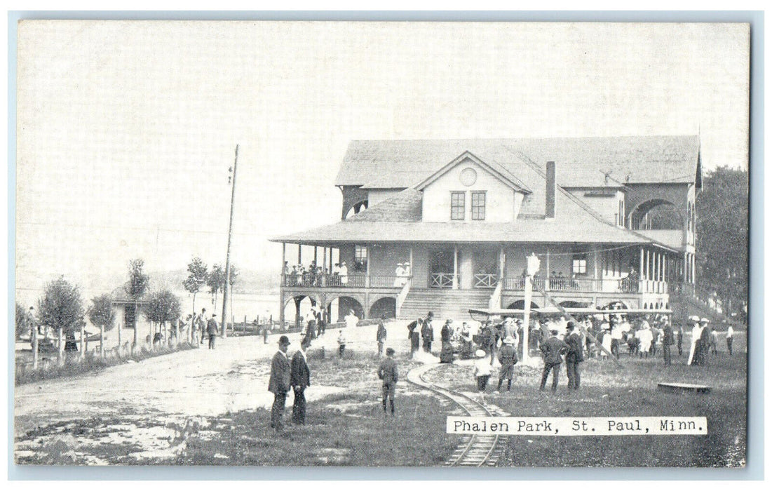 c1910 Scene at Phalen Park St. Paul Minnesota MN Antique Unposted Postcard