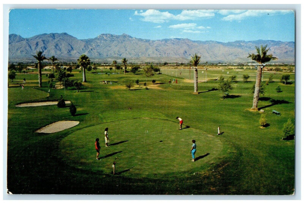 c1950s View Of El Tanque Golf Course Tucson Arizona AZ Unposted Vintage Postcard