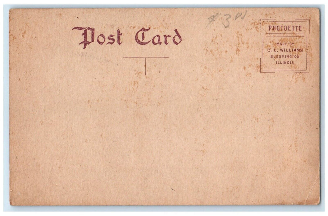 c1910 Entrance View Cemetery Jefferson Iowa IA Vintage Antique Unposted Postcard