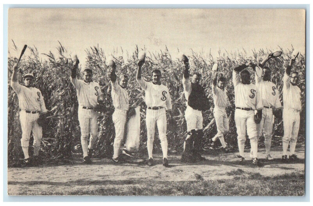c1910's Ghost Baseball Player Dyersville Iowa IA Unposted Antique Postcard
