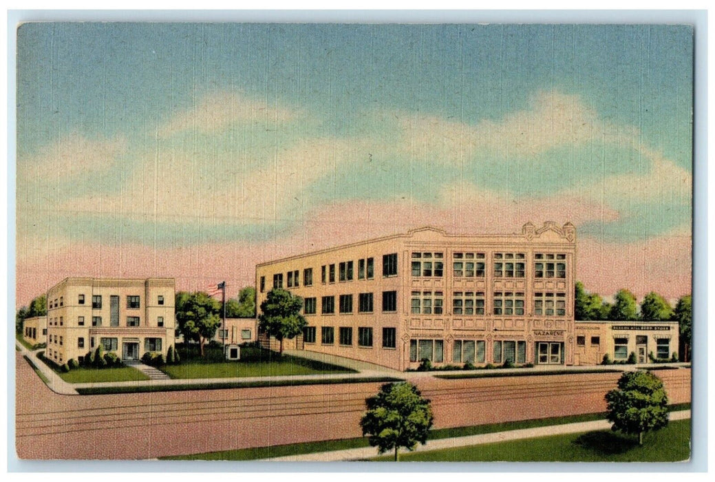 1940 Nazarene Publishing House Building Kansas City Missouri MO Antique Postcard