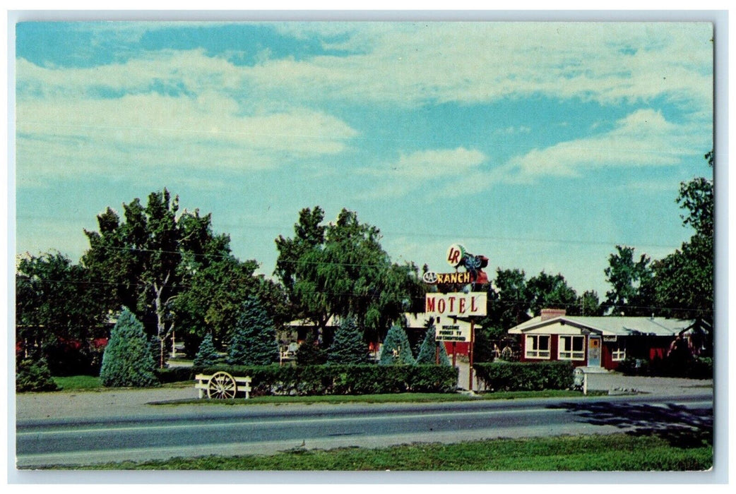 c1960's L R Ranch Motel Roadside Lexington Nebraska NE Unposted Vintage Postcard
