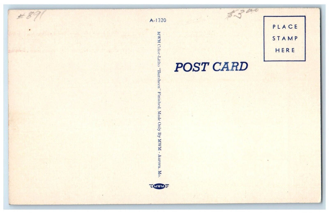 Abraham Lincoln Memorial Bridge On Lincoln Highway Blair Nebraska NE Postcard