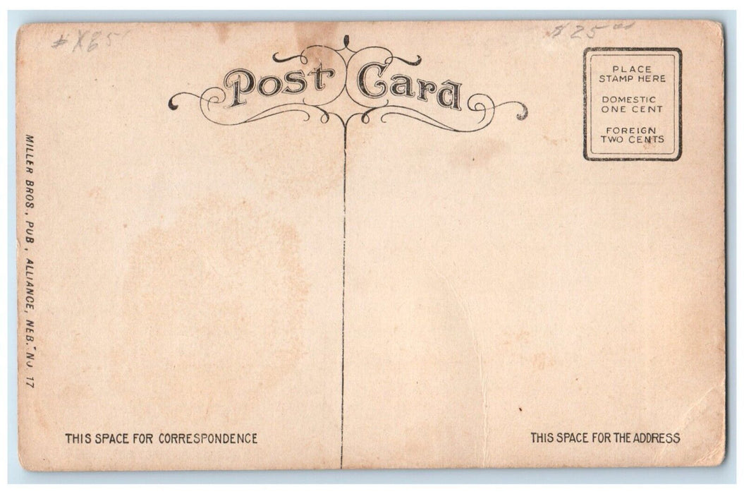 c1910's A Western Nebraska Soddy Windmill Horse Wagon NE Antique Postcard