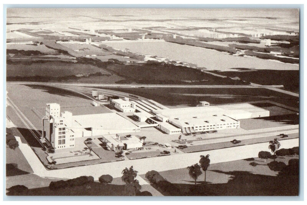c1940 Western Home Anheuser-Busch Inc. Valley Los Angeles California CA Postcard