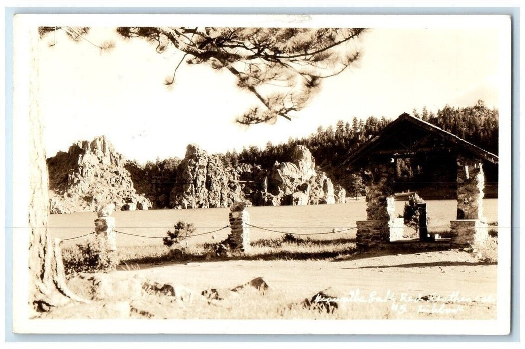 1929 Hiawatha Lake View Red Feather Colorado CO RPPC Photo Posted Postcard