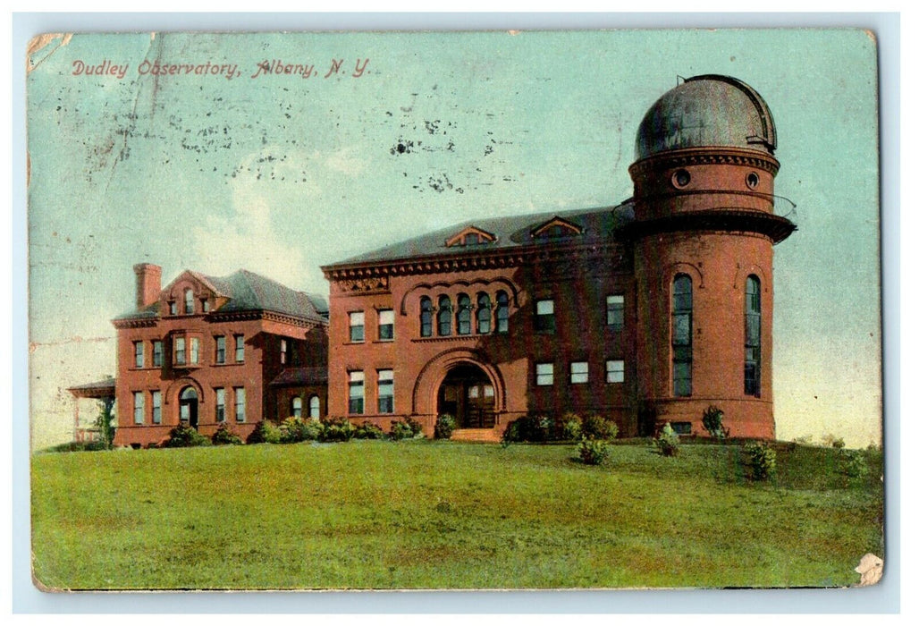 1911 View Of Dudley Observatory Albany New York NY Posted Antique Postcard