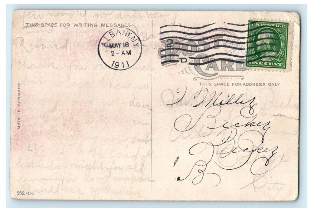 1911 View Of Dudley Observatory Albany New York NY Posted Antique Postcard