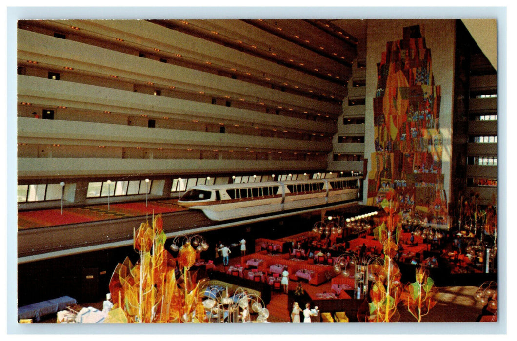 c1940s "Grand Canyon Concourse" Orlando Florida FL Disney World Postcard