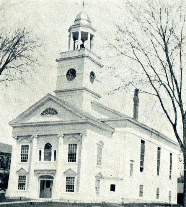 1907 Congregational Church Williamsburg Massachusetts MA Fancy Cancel Postcard