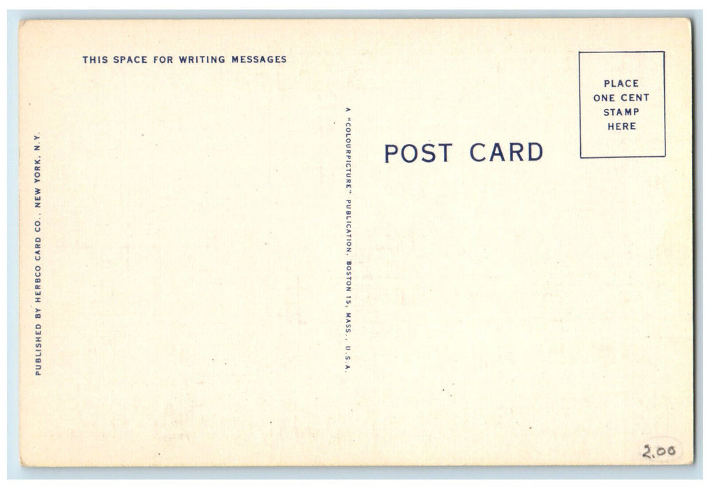 c1940's Brooklyn Public Library, Eastern Parkway Branch Brooklyn NY Postcard