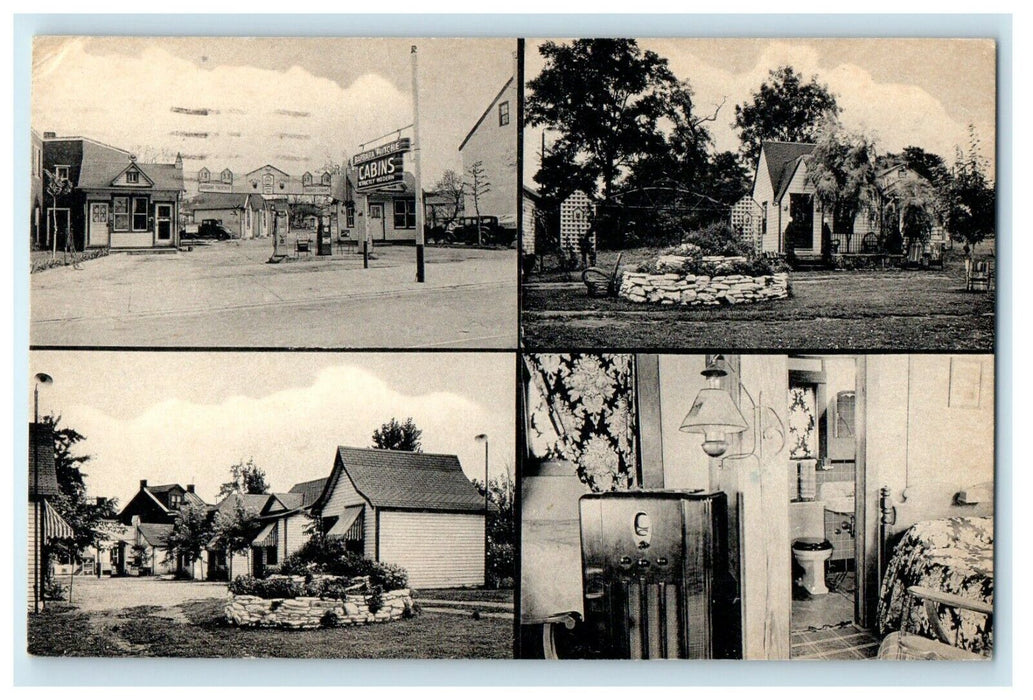 1949 Barbara Fritchie Tourist Cabins Frederick Maryland MD Vintage Postcard