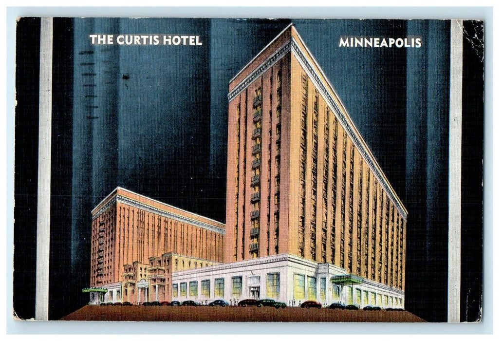 1941 The Curtis Hotel Minneapolis Minnesota MN Posted Vintage Postcard