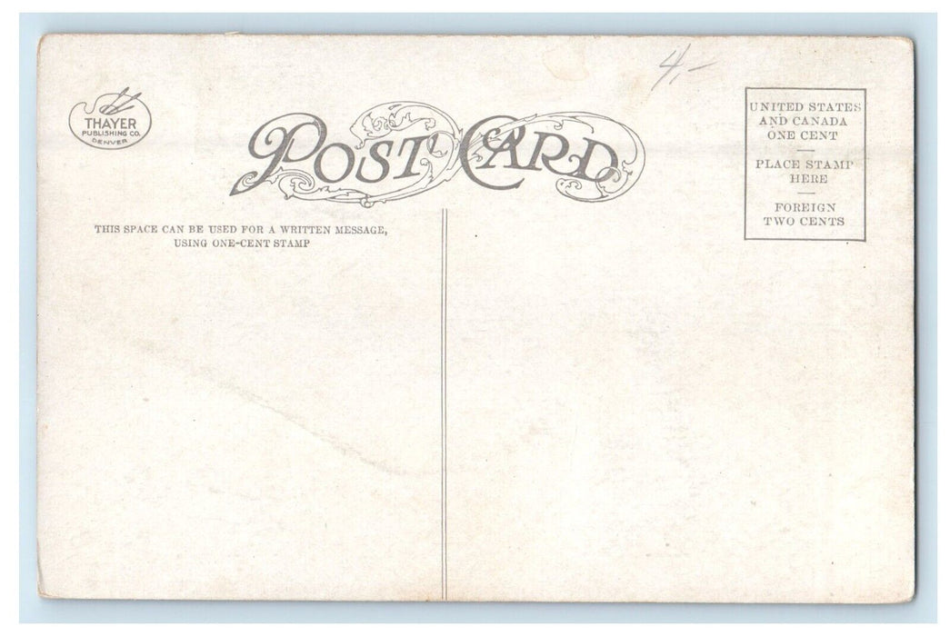c1910's Bird's Eye View Colorado State Penitentiary Canon City CO Postcard