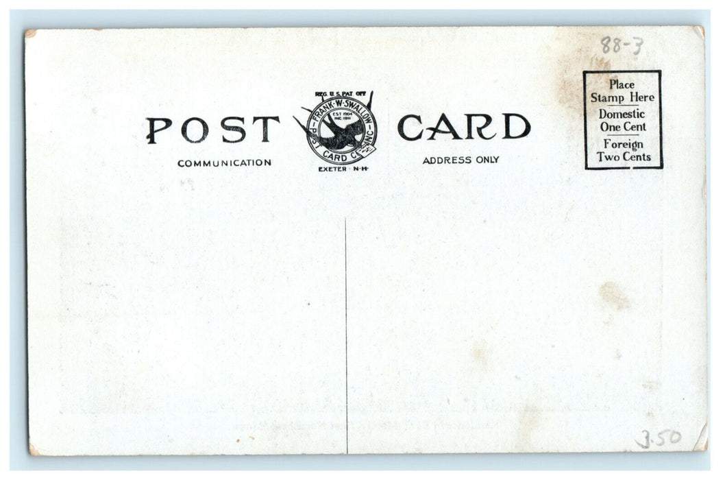 c1910 Residence of D.L. Moody East Northfield Massachusetts MA Postcard