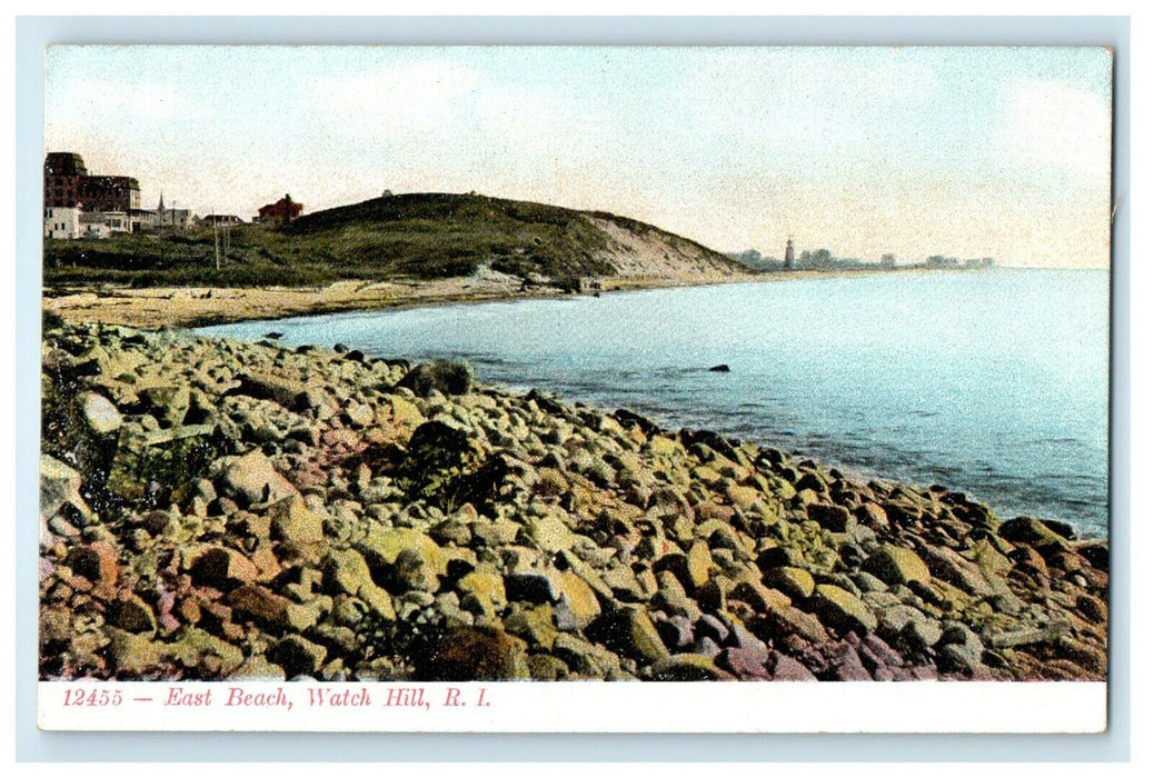 1905 East Beach, Watch Hill Rhode Island RI Antique Unposted Postcard