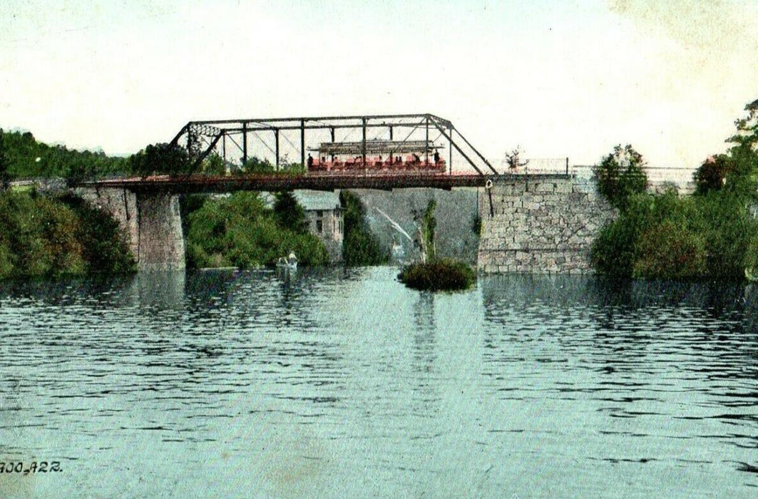 c1905 Wiers Channel Lake Winnipesaukee Weirs Massachusetts MA Antique Postcard