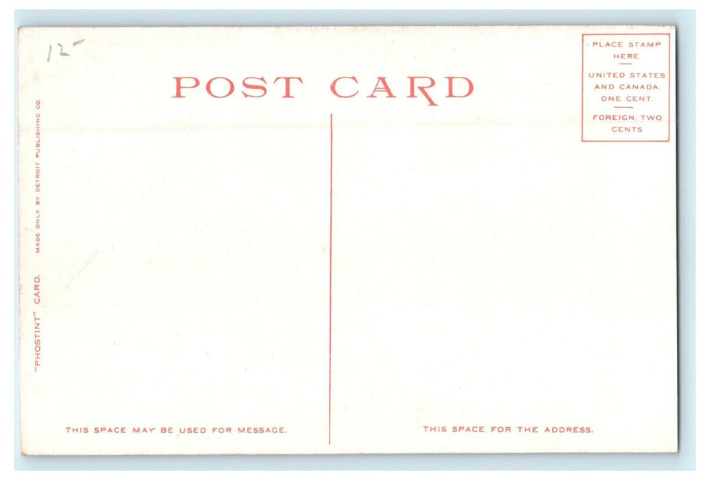 c1910 Richmond Hotel Building Street View North Adams Massachusetts MA Postcard