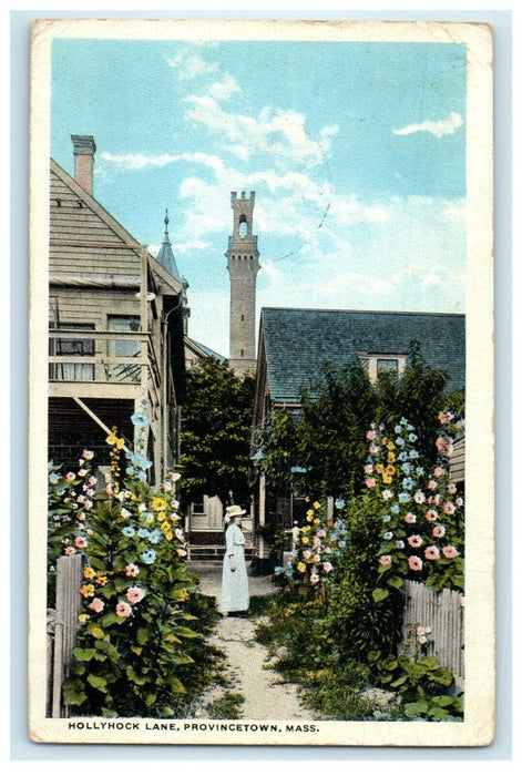 1921 Hollyhock Lane Provincetown Massachusetts MA Posted Vintage Postcard