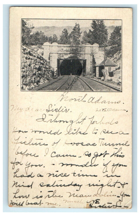 1903 The Hoosac Tunnel North Adams Massachusetts MA Posted Antique Postcard
