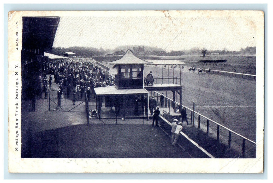 1905 Saratoga Race Track Saratoga New York NY Posted Antique Postcard