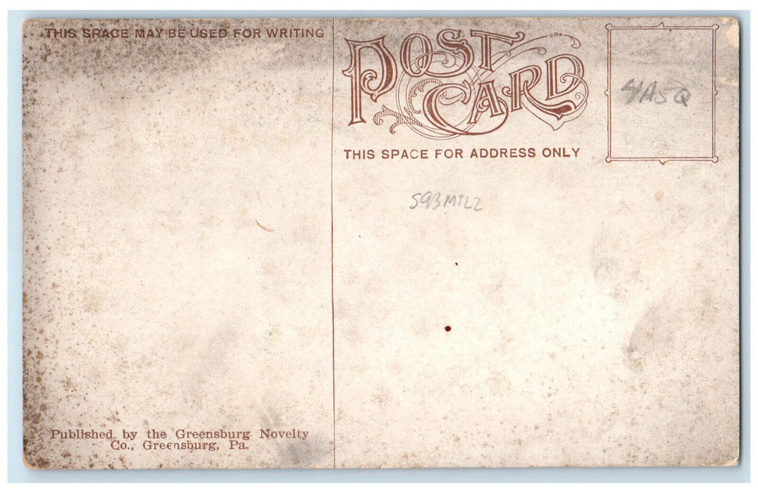 c1910 The Irwin Public School Irwin Pennsylvania PA Antique Postcard