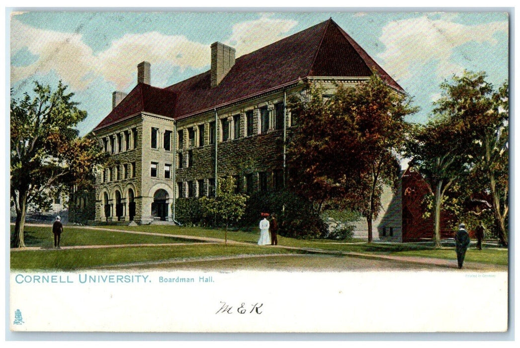 c1905 Exterior View Boardman Hall Building Cornell University Unposted Postcard