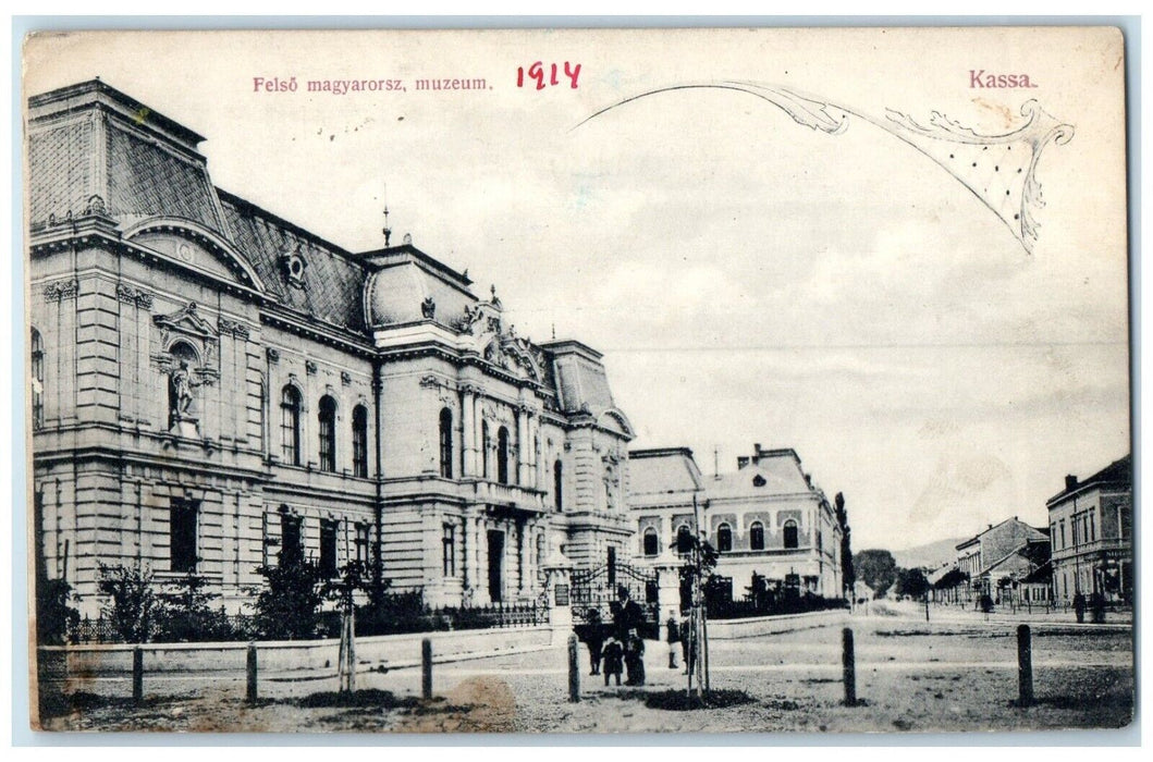 1914 Felso Magyarorsz Muzeum Kassa Szentendre Hungary Antique Postcard