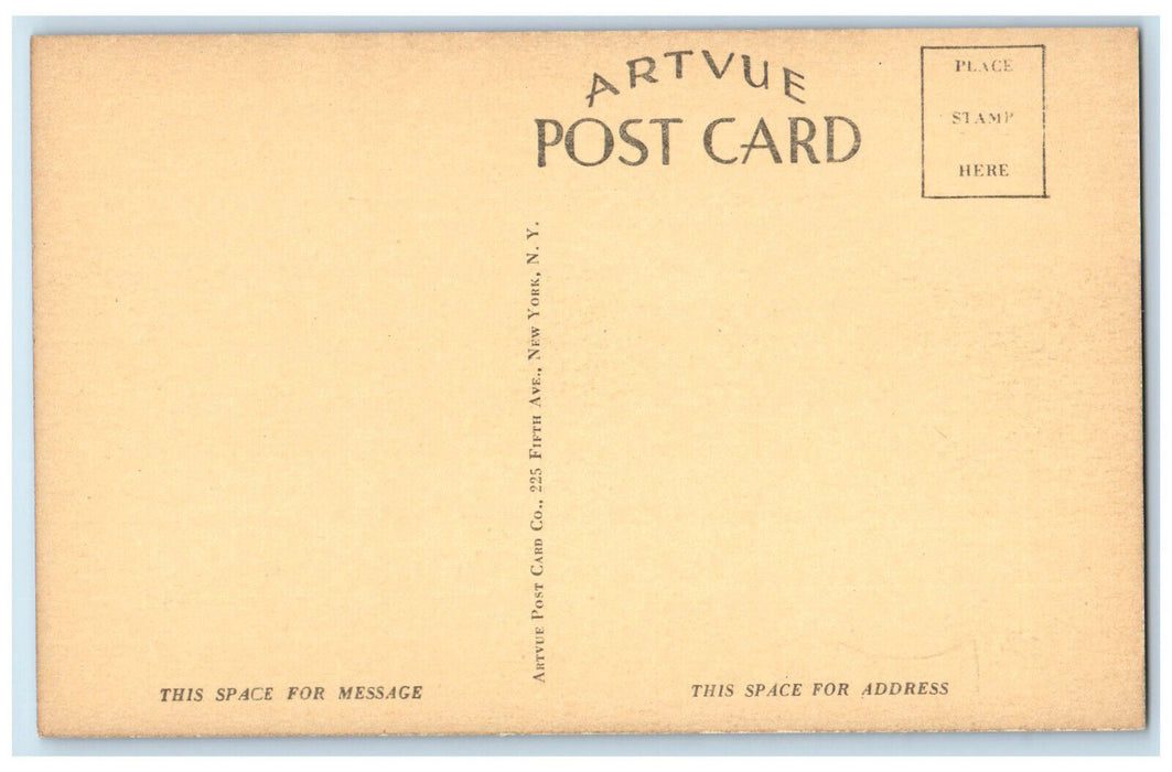c1940's Glimpse of Paradise Pond Smith College Northampton MA Artvue Postcard