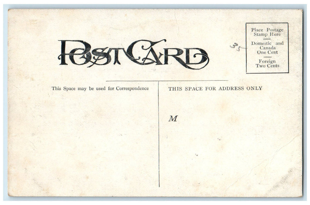 c1910 Music Hall East Northfield Massachusetts MA Unposted Antique Postcard