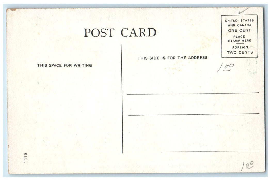 c1920's Residence of James Dearing $4,000,000 Estate Miami Florida FL Postcard
