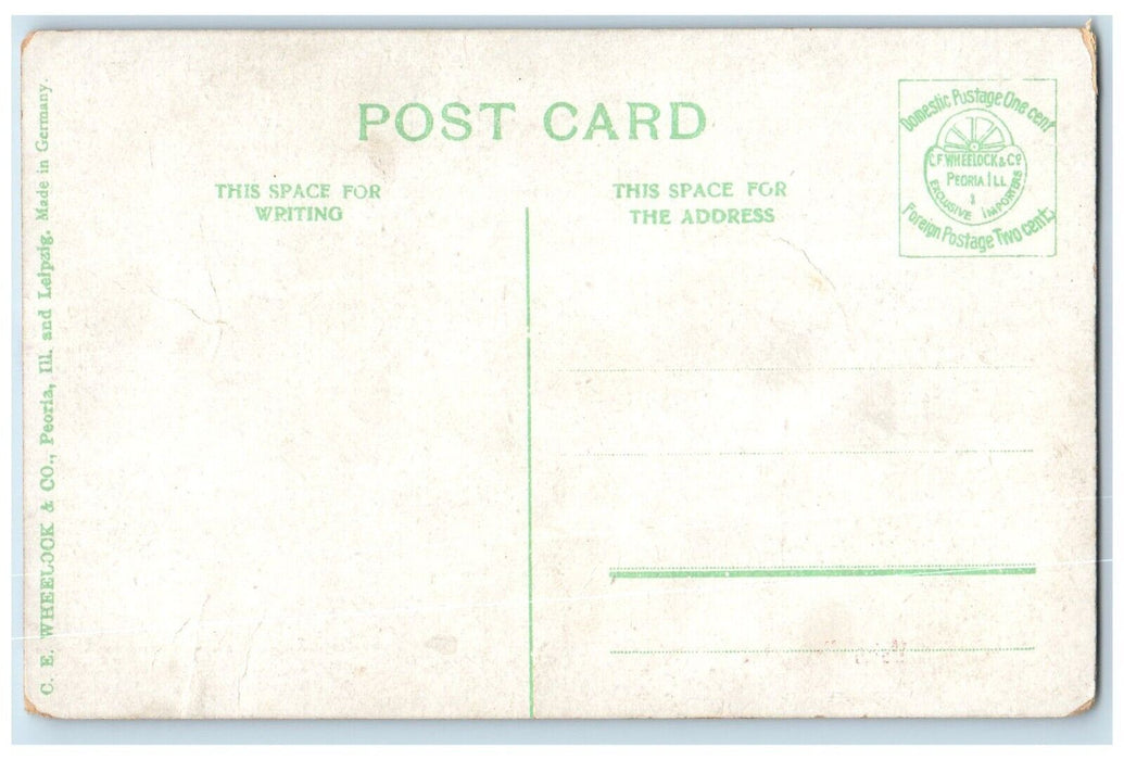 c1910 Union Pacific Rail Road Bridge River Lake Exterior Omaha Nebraska Postcard