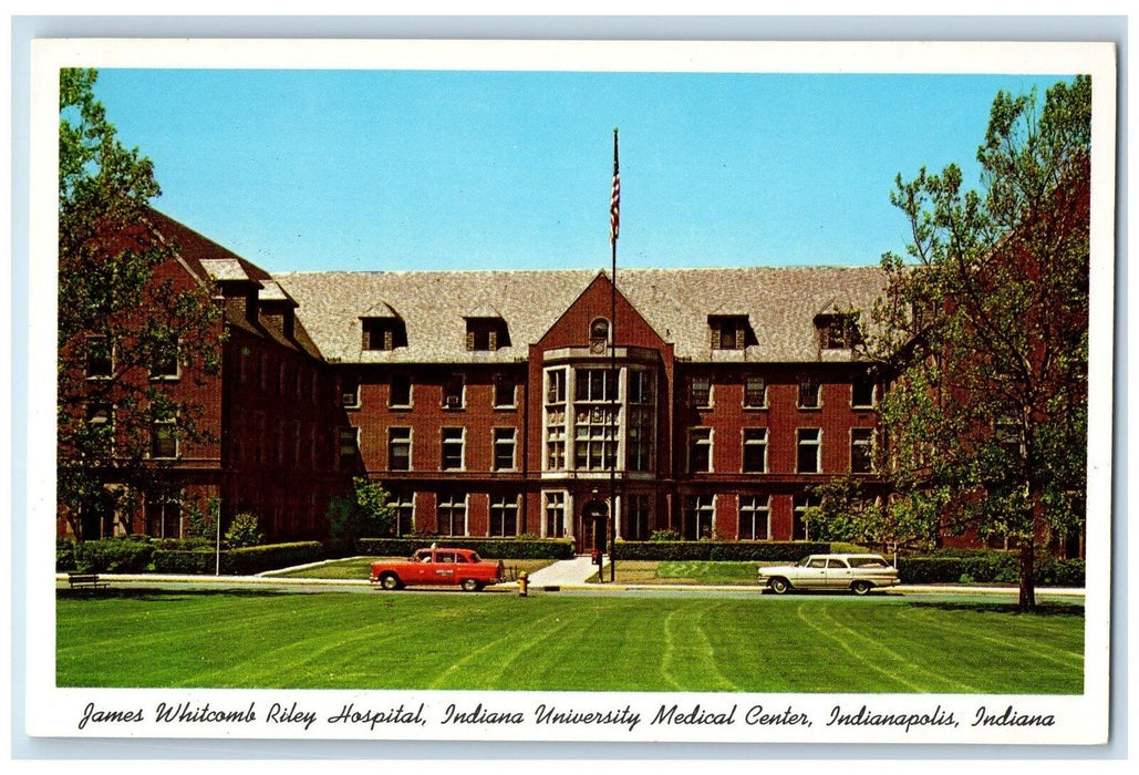 James Whitcomb Riley Hospital Indiana University Medical Indianapolis Postcard