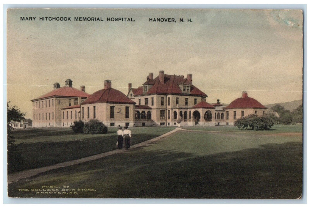 1915 Mary Hitchock Memorial Hospital Hanover New Hampshire NH Antique Postcard