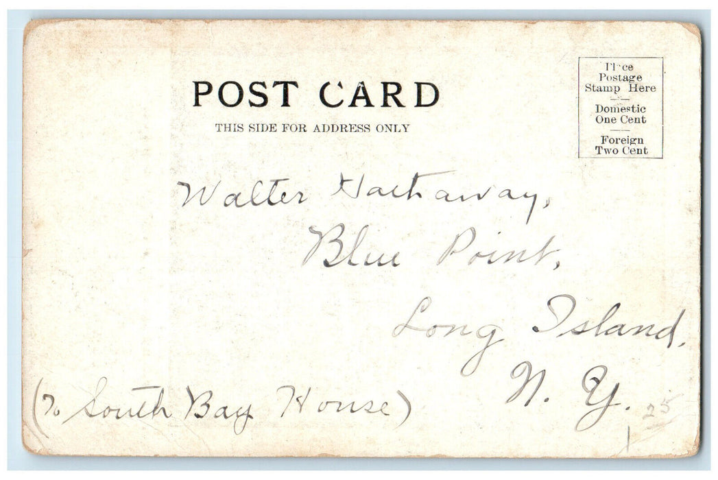 c1905 Ocean Front House Ocean Grove New Jersey NJ Antique Posted Postcard