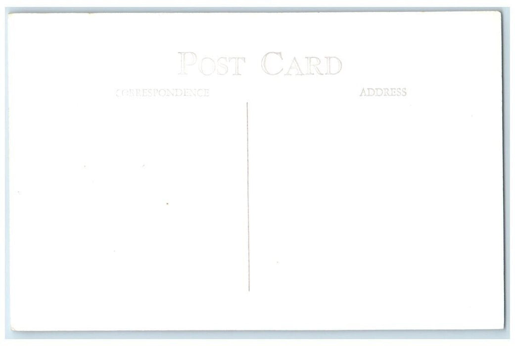 c1920's South Bayou Boat Livery Hamlin Lake Ludington MI RPPC Photo Postcard
