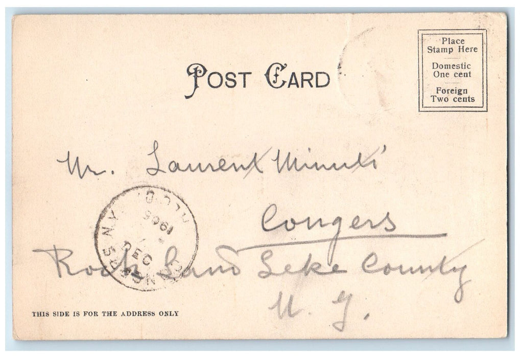 1905 Horticultural Hall Building Railroad View Boston Massachusetts MA Postcard