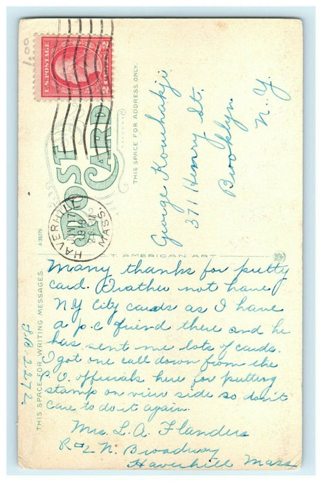 1918 Round Pond, Haverhill, Massachusetts MA Unposted Postcard