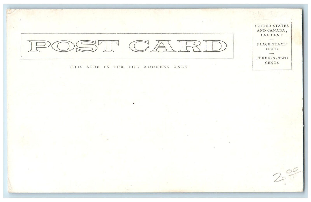 c1905s Sixteenth Street Looking North From Farnam St. Omaha Nebraska NE Postcard